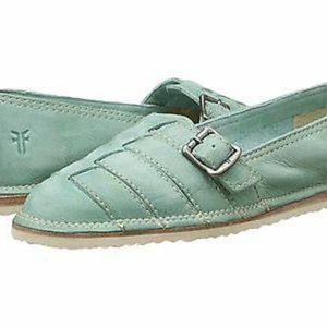 Frye Milly Fisherman Flats in Turquoise